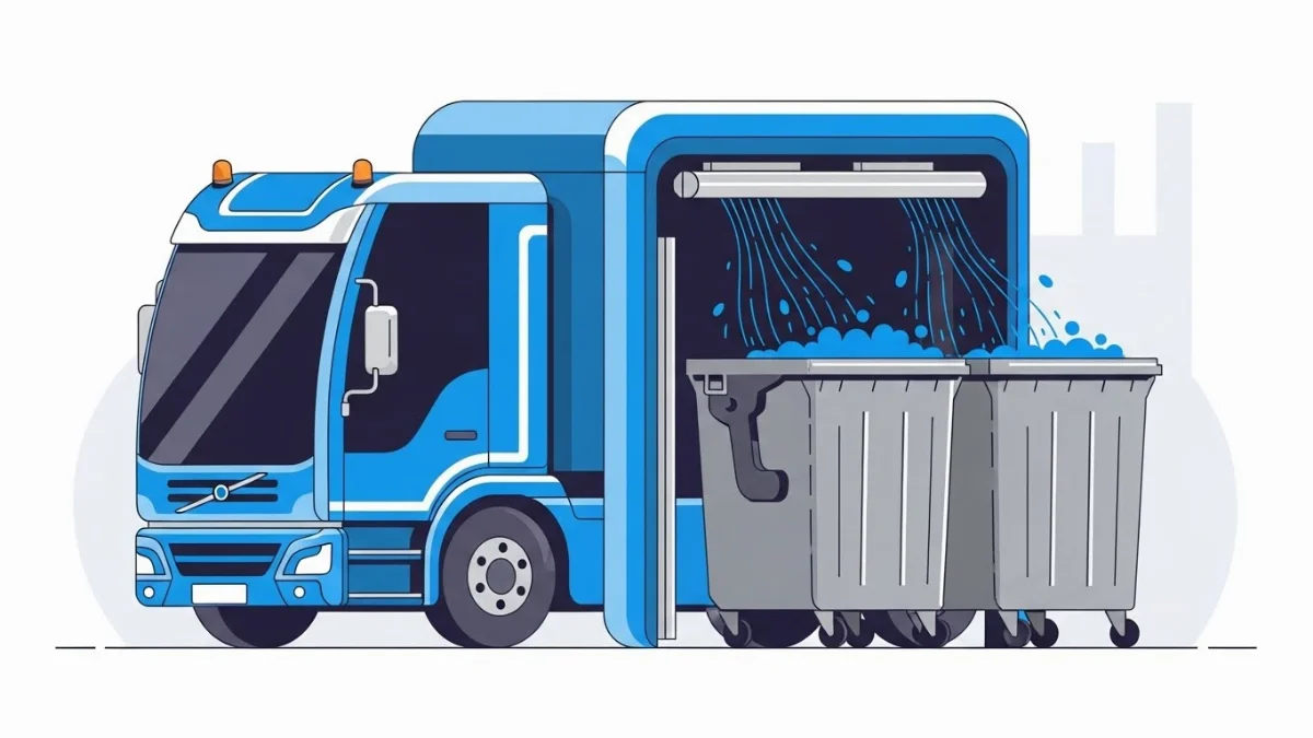 Hệ thống vòi phun áp lực cao 360 độ