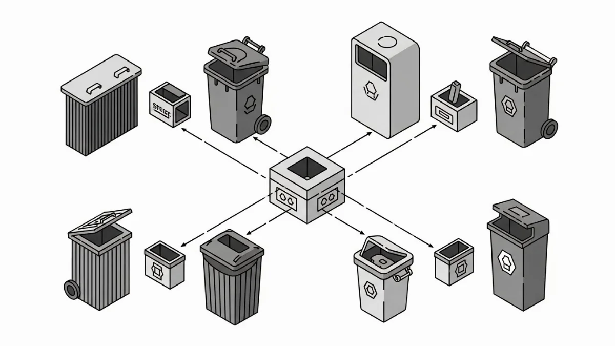Hệ thống phân loại rác thải tại nguồn chuẩn Châu Âu