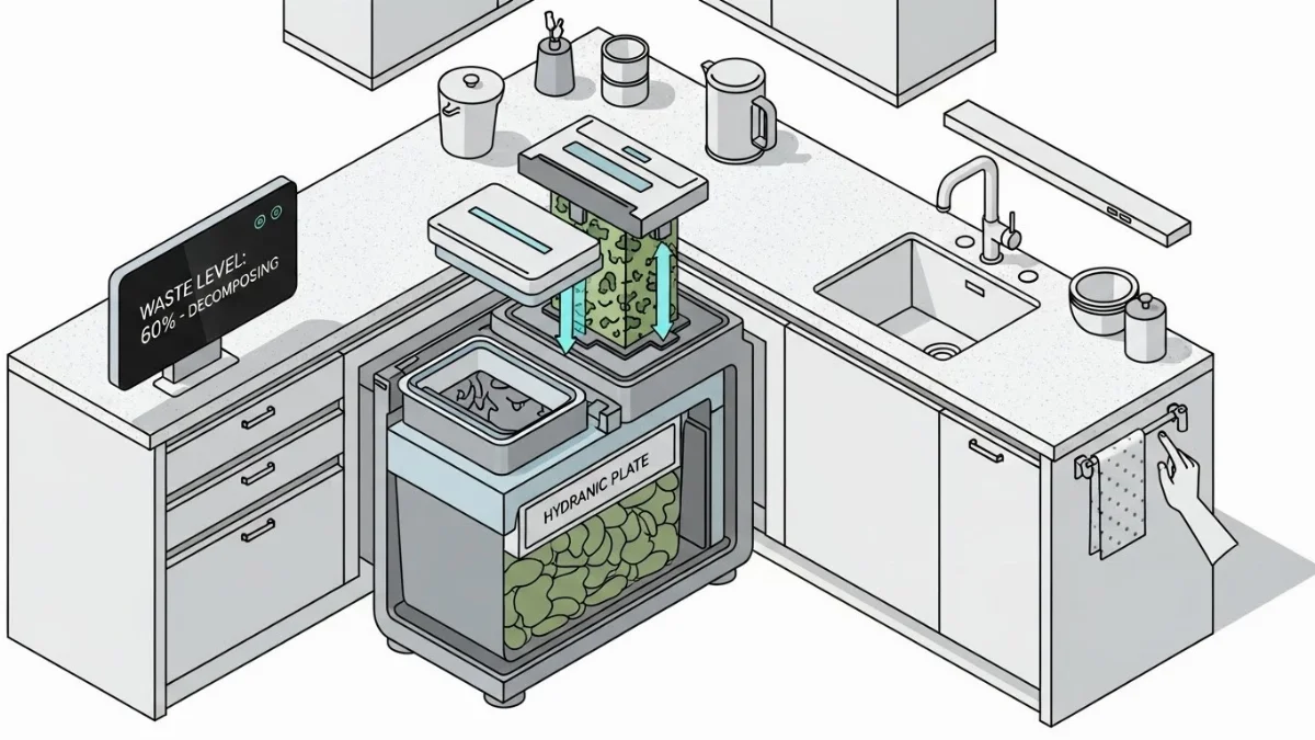 Hướng dẫn các bước sử dụng và vệ sinh máy ép rác mini đúng cách