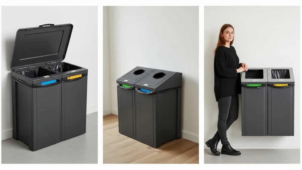 Thùng rác nhựa HDPE tiêu chuẩn Châu Âu bền bỉ