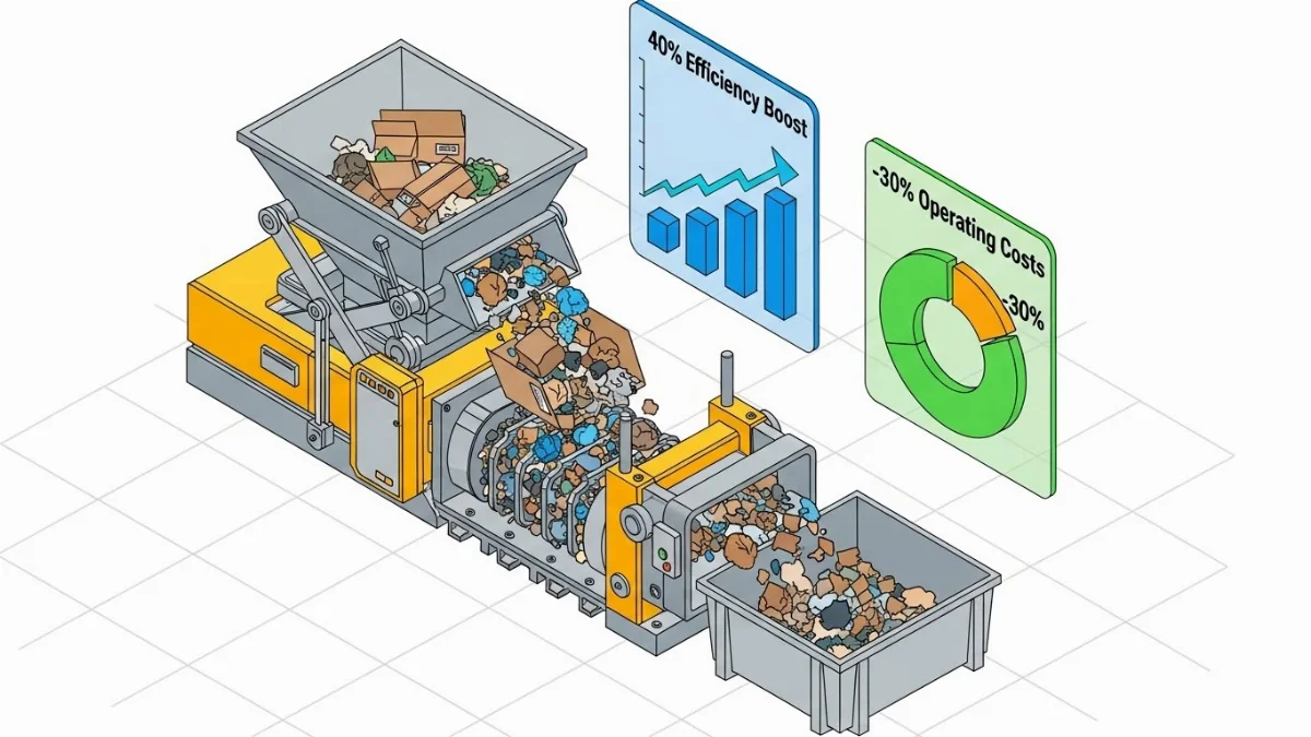 Ứng dụng thực tế của thùng ép rác phễu nâng tại các khu công nghiệp