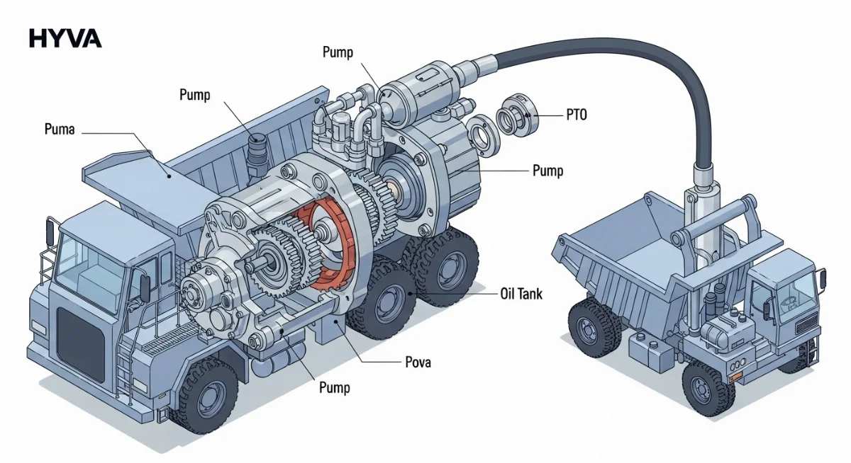 Dầu thủy lực sạch và bẩn trong hệ thống bơm HYVA