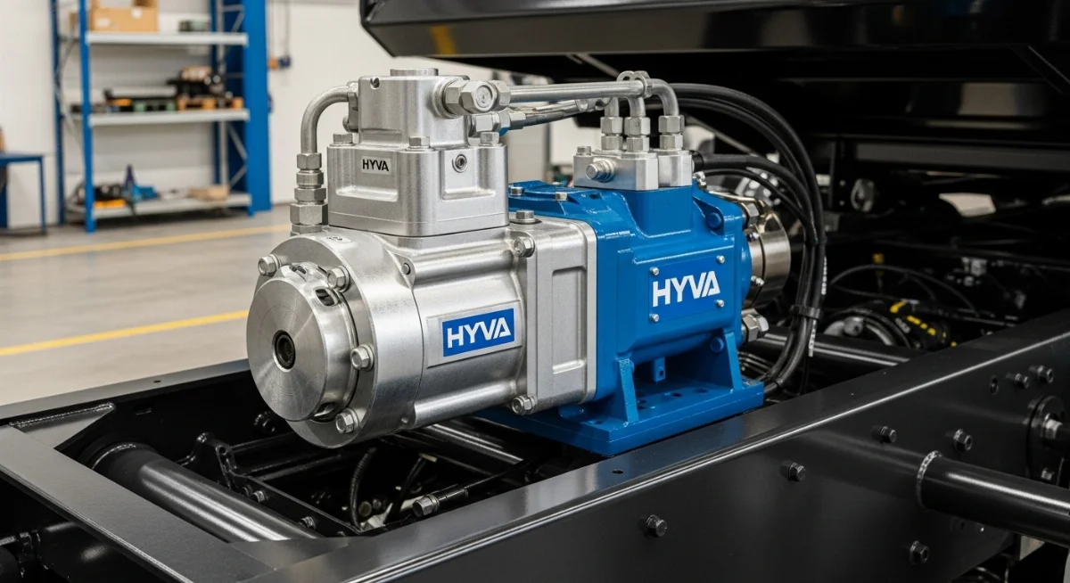 Hình ảnh bơm thủy lực HYVA chất lượng cao cho xe ben