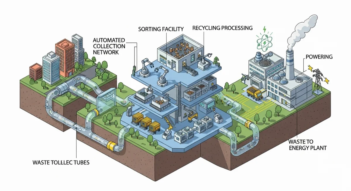 Dây chuyền tái chế rác thải nhựa hiện đại tạo ra sản phẩm mới