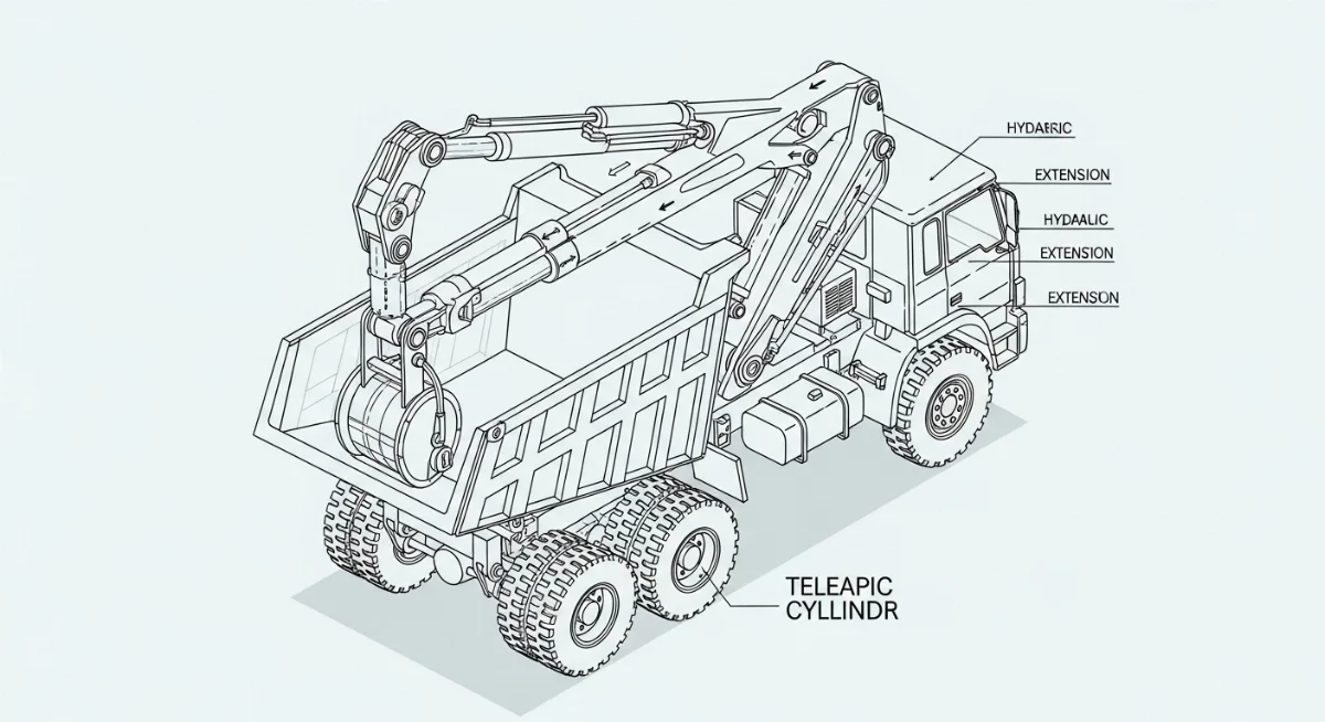 Lựa chọn xi lanh tháp ben chất lượng cho xe tải