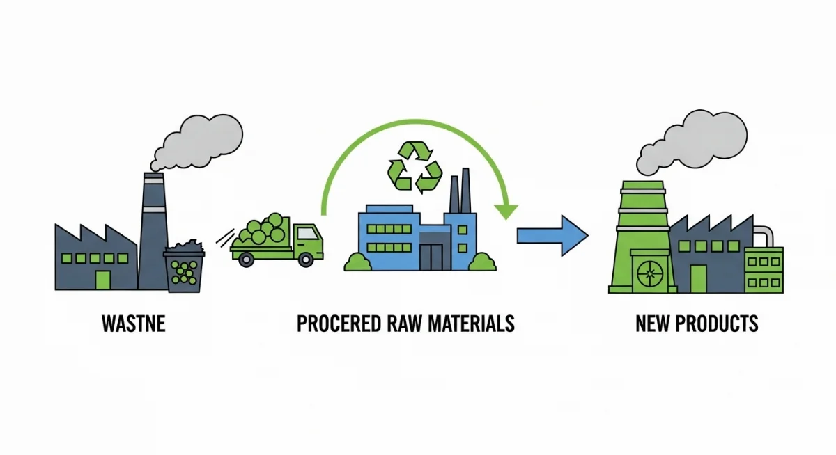 Công nghệ robot hiện đại đang phân loại các loại rác thải công nghiệp tự động, thông minh
