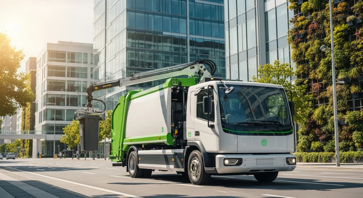 Xe chở rác thải chuyên dụng thu gom và vận chuyển rác hiệu quả