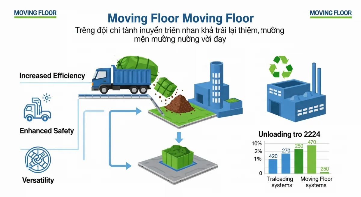 Moving Floor – Giải pháp cơ giới hóa hiện đại cho ngành công nghiệp