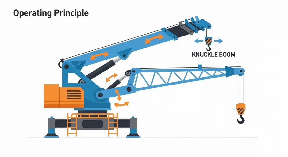 Hệ thống bơm, xi lanh và van điều khiển trong cẩu robot