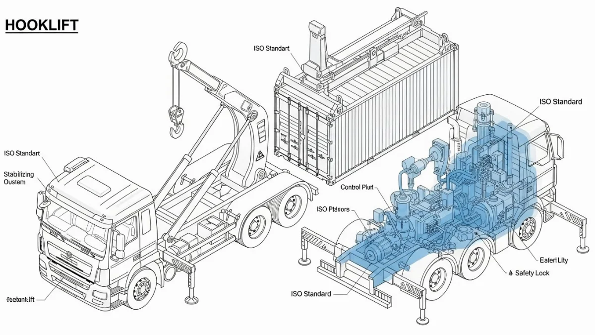 Kiểm tra an toàn định kỳ là yếu tố then chốt để vận hành xe hooklift