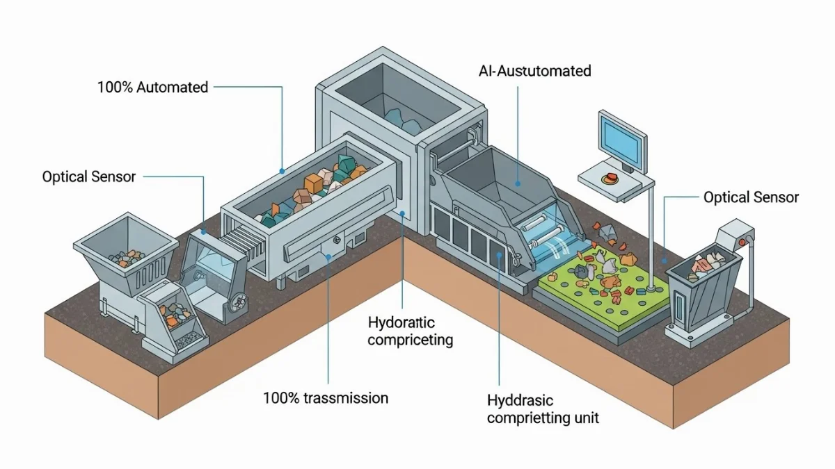 Công nghệ xử lý rác tự động cải thiện vệ sinh đô thị