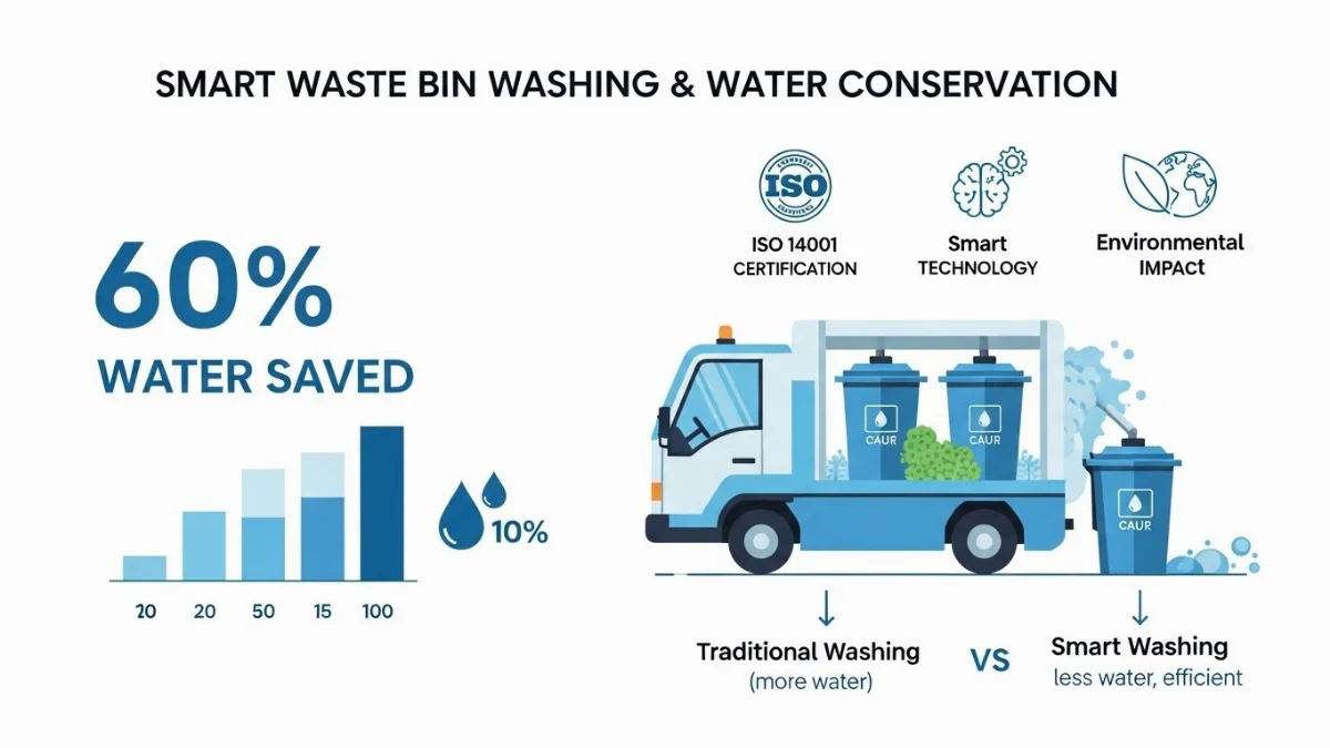 Lợi ích lâu dài của xe rửa thùng rác thông minh đạt chuẩn ISO