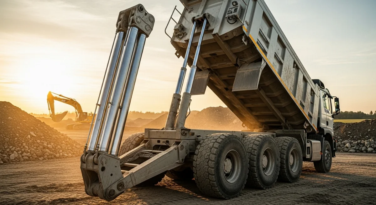 Cấu tạo xi lanh tháp ben đa tầng tiên tiến bền bỉ