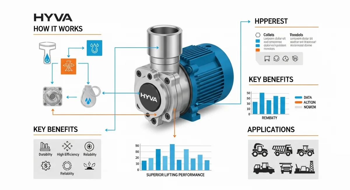 Phụ kiện bơm thủy lực HYVA chất lượng cao chính hãng