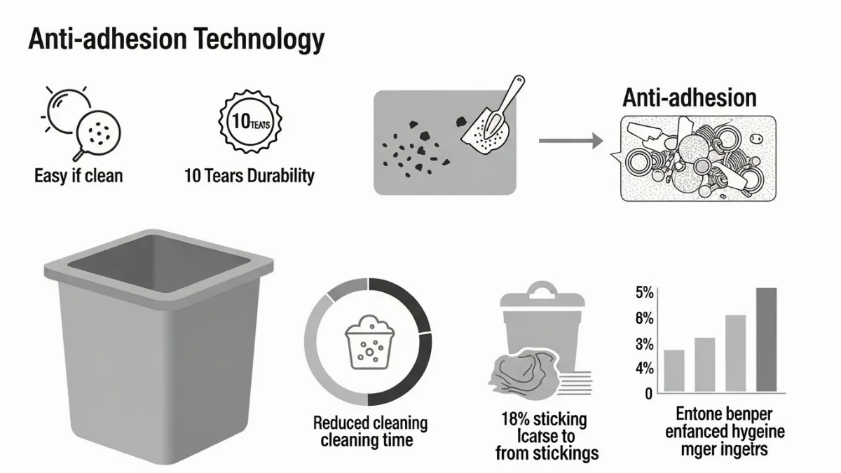 Chọn mua thùng ép rác nhà bếp hiện đại với công nghệ chống dính