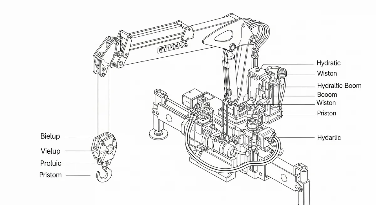 Vận hành cẩu gập robot thủy lực an toàn và chuyên nghiệp