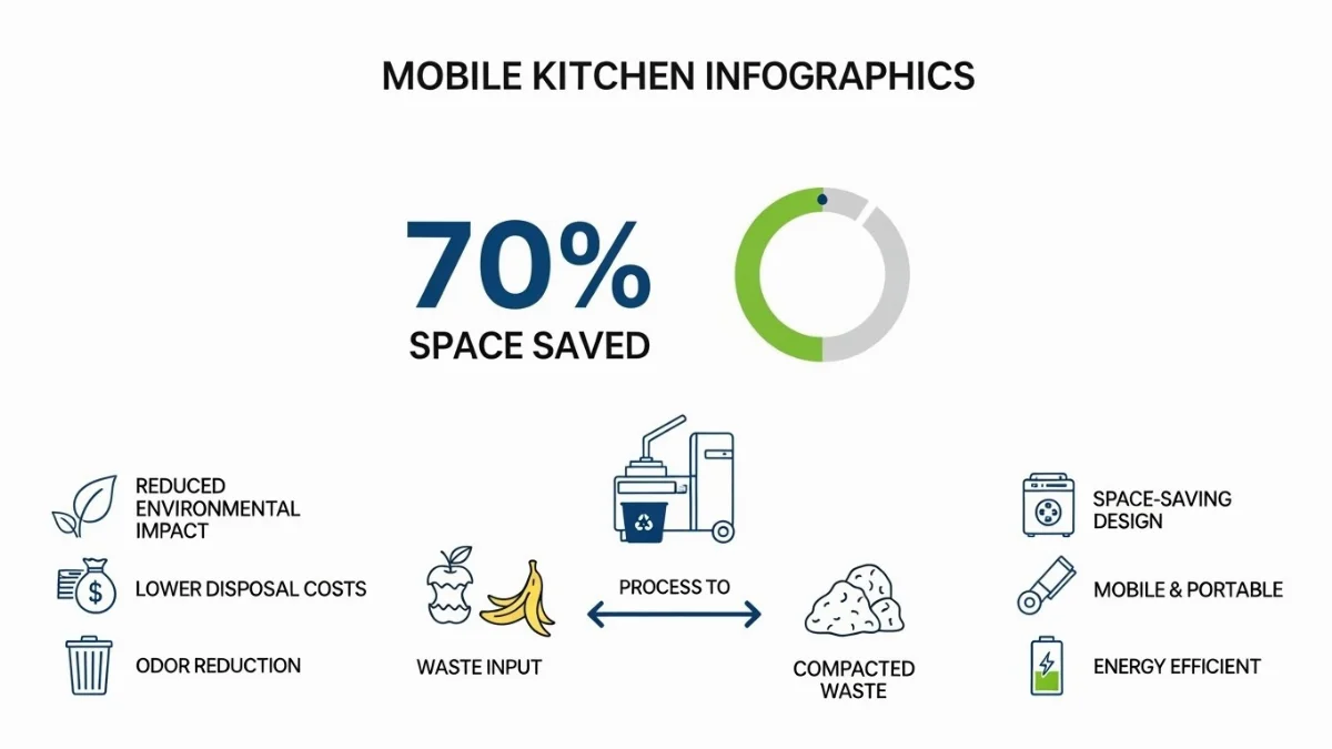 Giải pháp thùng rác nhà bếp thông minh di động cho cuộc sống hiện đại