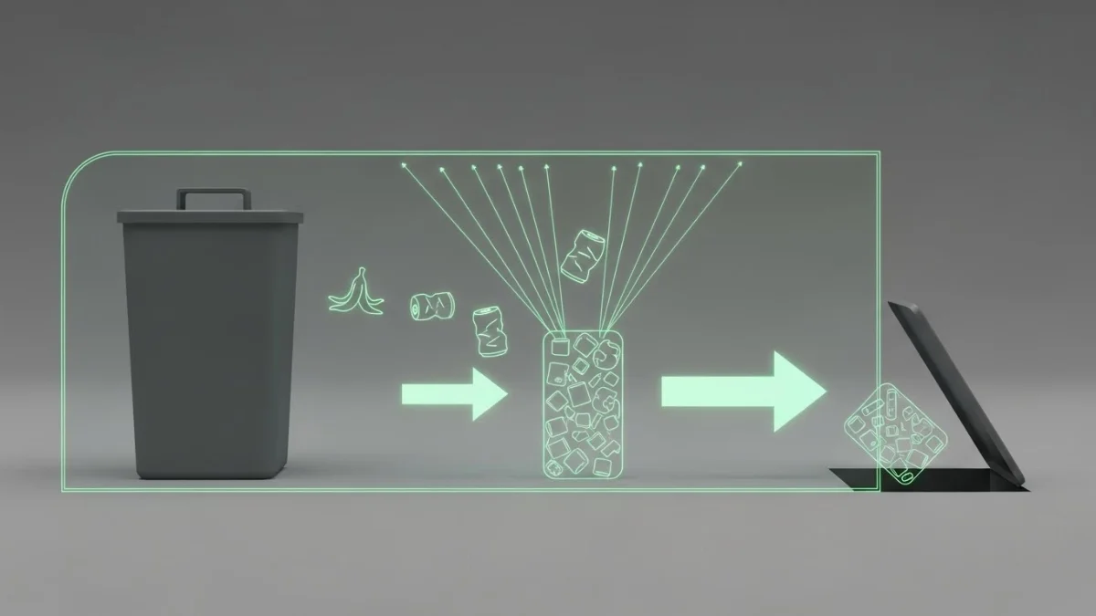 Thùng ép rác hiện đại có nhiều kích cỡ phù hợp mọi không gian