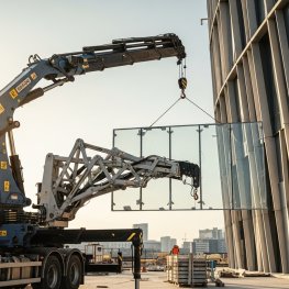 Cẩu gập robot – Trợ thủ cơ giới linh hoạt cho xe tải và công trình hiện đại