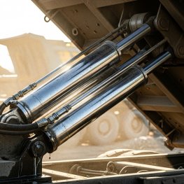 Cấu tạo và nguyên lý hoạt động của xi lanh tháp ben đa tầng – Sức mạnh thủy lực trong xe ben hiện đại