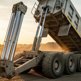 Xi lanh tháp ben – Giải pháp nâng hạ thủy lực mạnh mẽ, bền bỉ và an toàn cho xe ben hiện đại