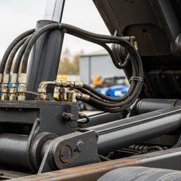 Nguyên Lý Hoạt Động Của Xe Hooklift Đức: Hệ Thống Thủy Lực Tải Trọng 25 Tấn Tiêu Chuẩn EU