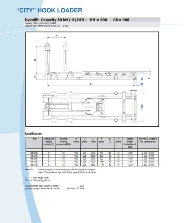 Hook lift 8 tấn